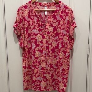 Scarlett Pink Floral Blouse